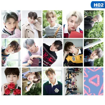 

16Pcs/set KPOP SEVENTEEN Peripheral Card AN ODE New Album LOMO Card Greeting Card Creative Postcard