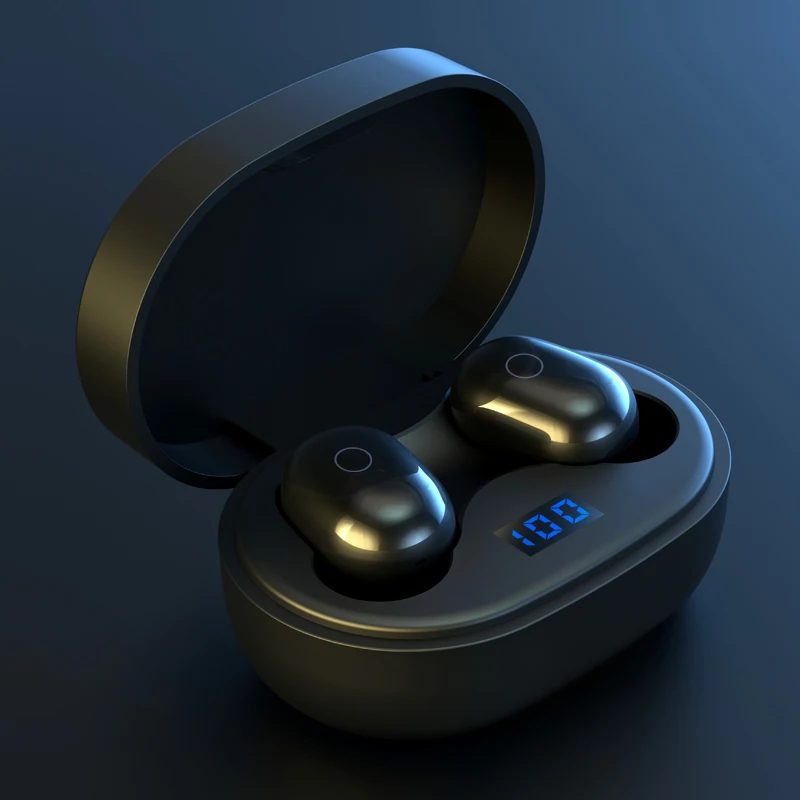 TWS Bluetooth наушники со светодиодной зарядкой беспроводные 9D спортивные