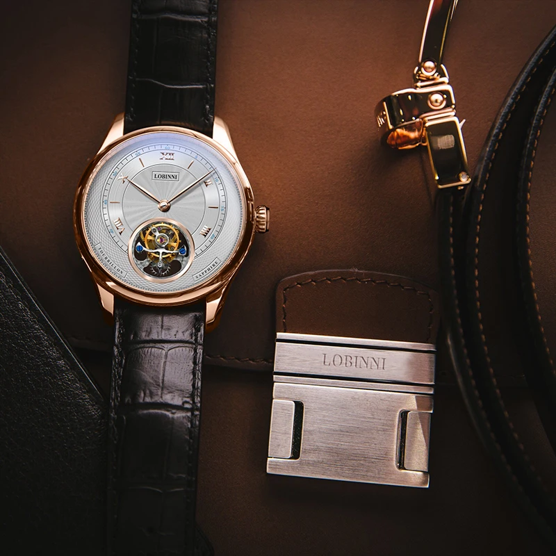 Montre Homme, роскошные брендовые автоматические часы, сапфир, настоящий турбийон, механические мужские часы, подарок, мужские наручные часы
