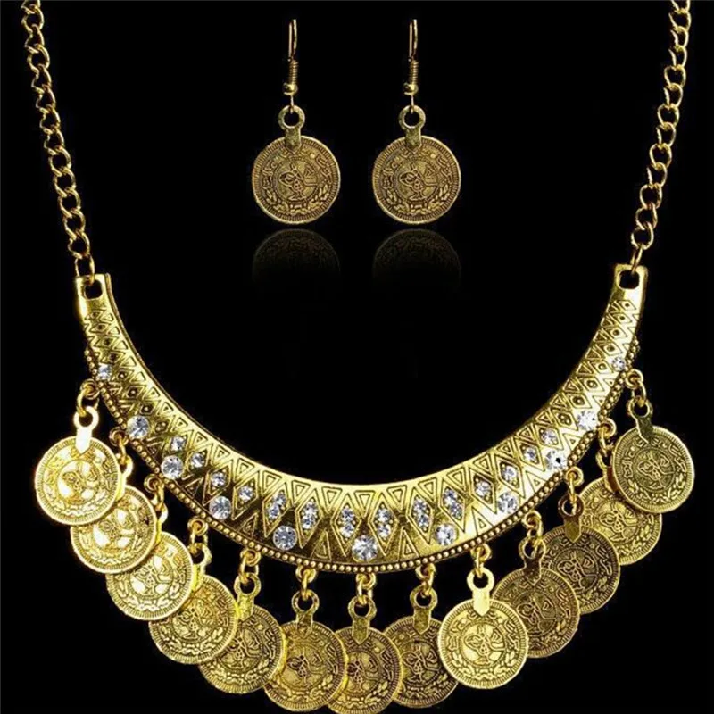 1 комплект модное золотое/серебряное Массивное колье в стиле панк с кисточками