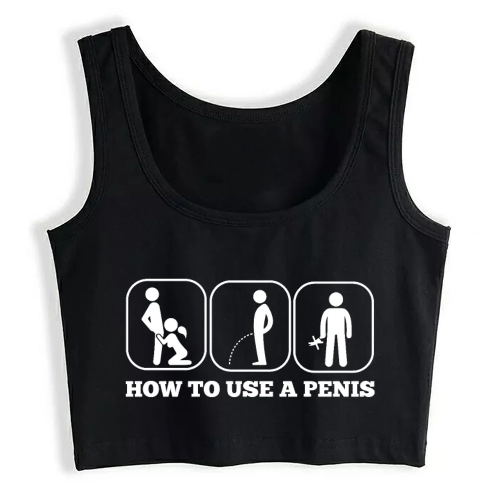 Crop Top Women Penis Tail Blowjob Blowjob Instructions Harajuku Emo  Aesthetic Grunge Tank Top Female Clothes - Tanks & Camis - AliExpress