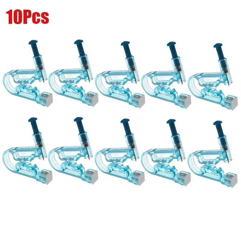 5/10/20PCS Ear Piercing Gun Kit Disposable Disinfect Safety Earring Piercer Machine Studs Nose CLip Body Jewelry Piercing Tools 