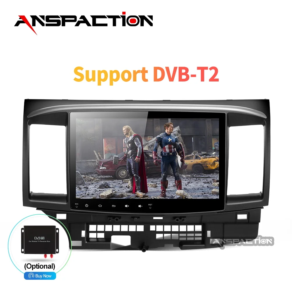 Perfect PX30 Android 9.0 Car DVD for MITSUBISHI LANCER 10.1 inch 2 DIN 3G/4G GPS radio video player with Capacitive 2007-2018 3