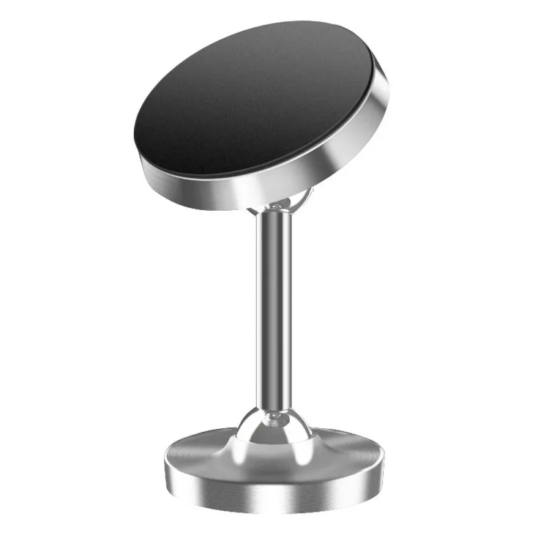 Магнитный автомобильный держатель для телефона для iPhone samsung Air Mount Stand карта памяти - Цвет: Серебристый