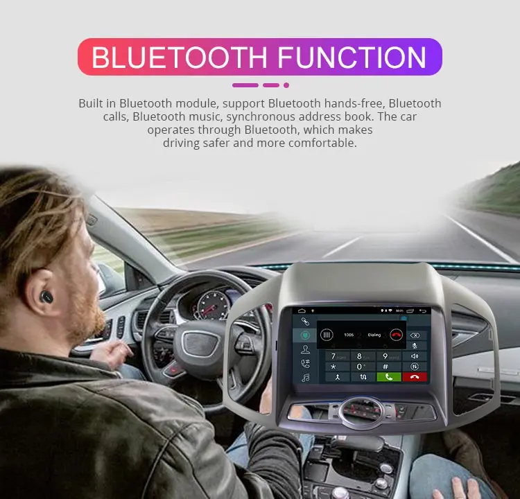 Besina Android 9,0 автомобильный dvd-плеер для Chevrolet Captiva 2006- Мультимедиа gps Навигация стерео 2Din автомобильное радио wifi автоаудио