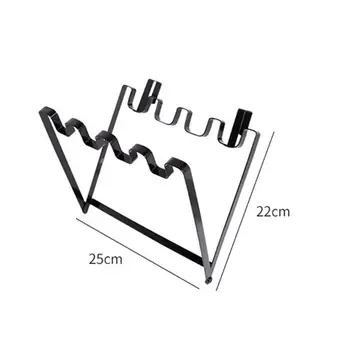 

Hanging Kitchen Cabinet Door Trash Rack Towel Storage Garbage Rag Bags Holder LX9C