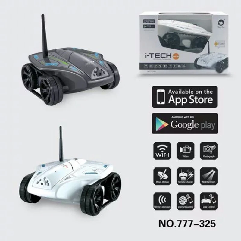 Intelligent WIFI FPV RC Tank Toys With 0.3MP HD Camera 50mins Battery Life Gravity Sensor Wi-Fi RC Tank RC Children's Toys Gift 6