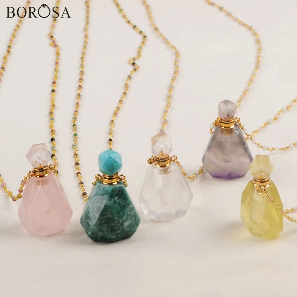 BOROSA 2 шт. флакон для духов бутылочка эфирного масла множество камней разъем
