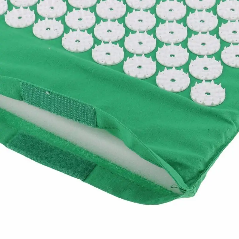 Лидер продаж; Йога-коврики Классическая нежная текстура иглоукалывание массажер подушка в спине тело боль снятие стресса Спайк йога коврик зеленый