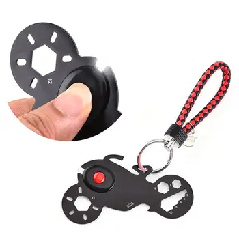

2019 New Motorcycle/Bicycle Shaped Repair Tools 4/5/6/7/8.5cm Multi-purpose Bicycle Repair Wrench Mountain Bike Repair Tool Card