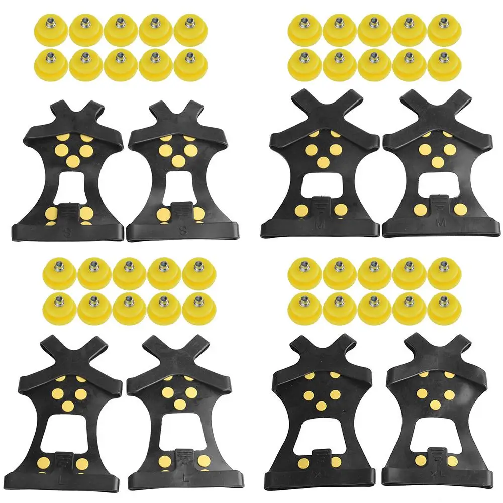 10 шпильки противоскользящие ледяные Захваты Спайк зимние скалолазание шипы