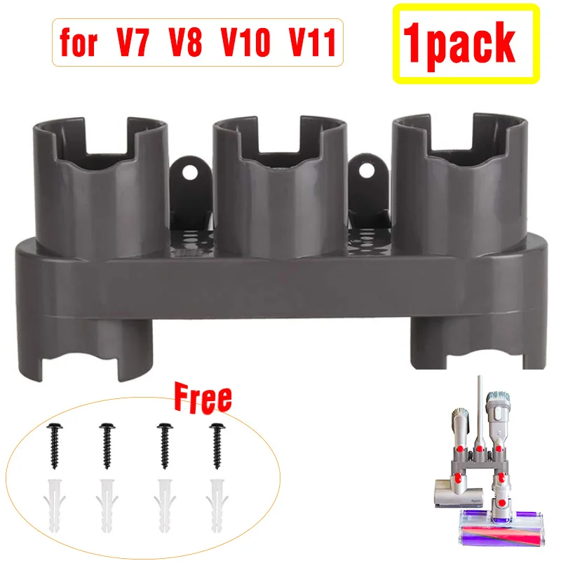 1Pack Держатель для щетки, органайзер, набор для крепления, совместимый с Dyson V10 V8 V7 V11, абсолютный беспроводной пусковой механизм для животных - Цвет: 1Pack