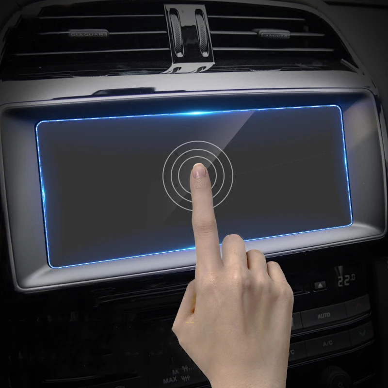 Для Jaguar F-PACE 2016-2020 автомобиля GPS навигации Экран Сталь защитная пленка 1 шт.