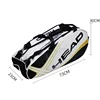 HEAD Tennis Rackets Bag Large Capacity 3-6 Pieces Tennis Backpack Badminton Gymbag Squash Racquet Bag With Separated Shoes Bag 2