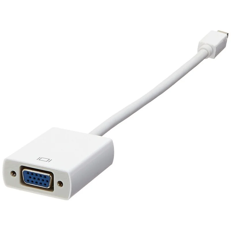 Белый Порт дисплея DP папа-VGA Женский адаптер дисплея кабель переходник DP к адаптеры VGA - Цвет: Белый