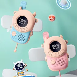 Walkie talkie sans fil pour enfants, 3KM, lampe de poche, conversation à la main Parent enfant, jouets éducatifs interactifs, mignons, Radio bidirectionnelle, cadeaux, nouvelle collection 