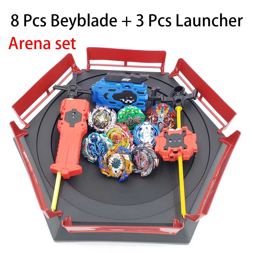 Набор пусковых установок Beyblade игрушки Арена Bayblades Toupie Металл Burst Avec Бог волчок Bey Blade лезвия игрушки - Цвет: 6-ZDP-PT-11PCS