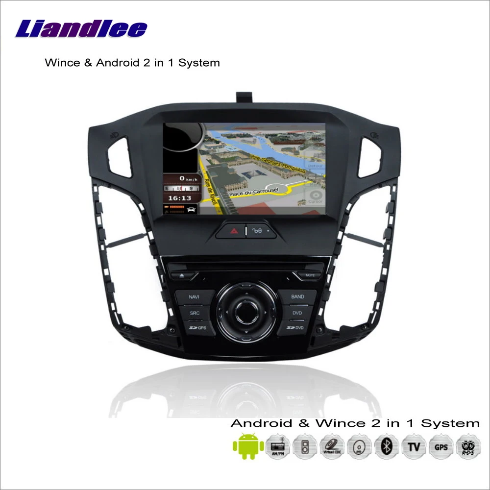 

For Ford Focus 2012~2014 Car Radio CD DVD Player GPS Navigation Advanced Wince & Android 2 in 1 S160 System