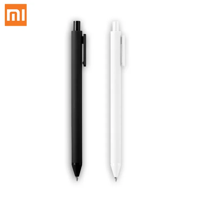 Гелевая ручка Xiaomi 0 5 мм черные и белые чернила АБС пластик для письма длиной 400