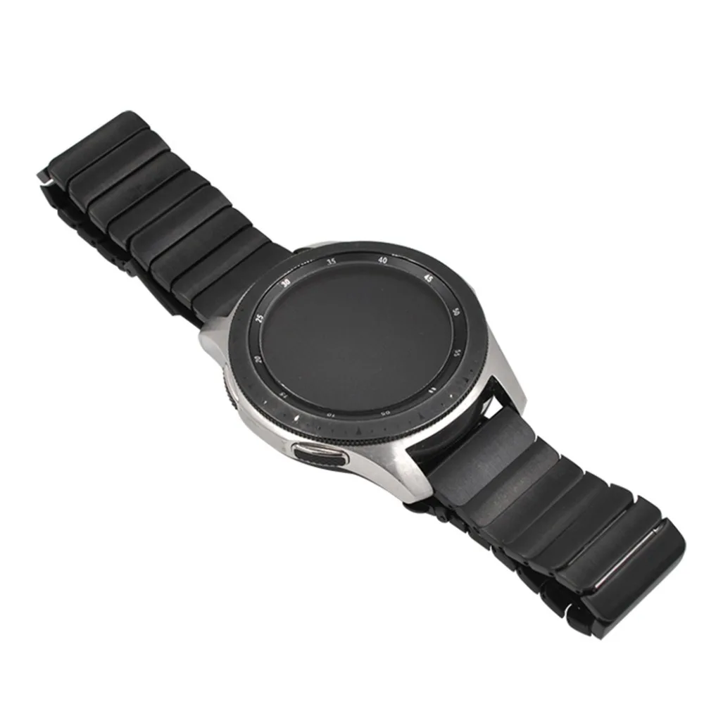Сменный металлический ремешок из нержавеющей стали для samsung Galaxy Watch 46 мм легко регулировать длину
