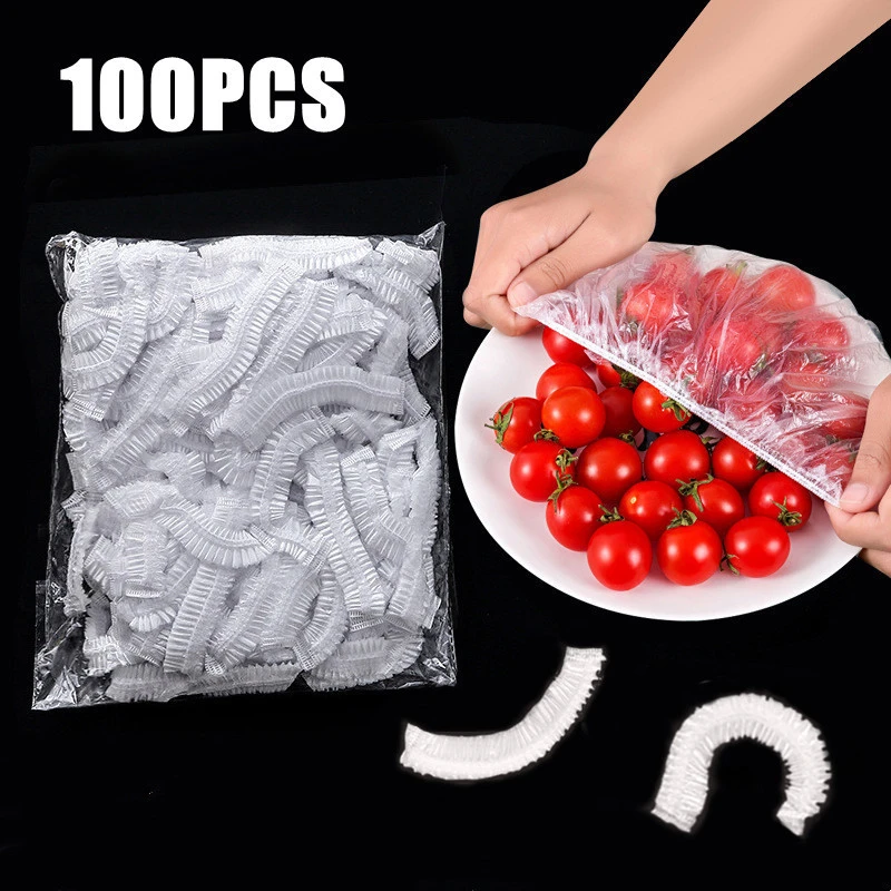 Food Cover Plastic Bag Reusable Bags Film Food Storage Reusable Plastic Wrap Food Saran