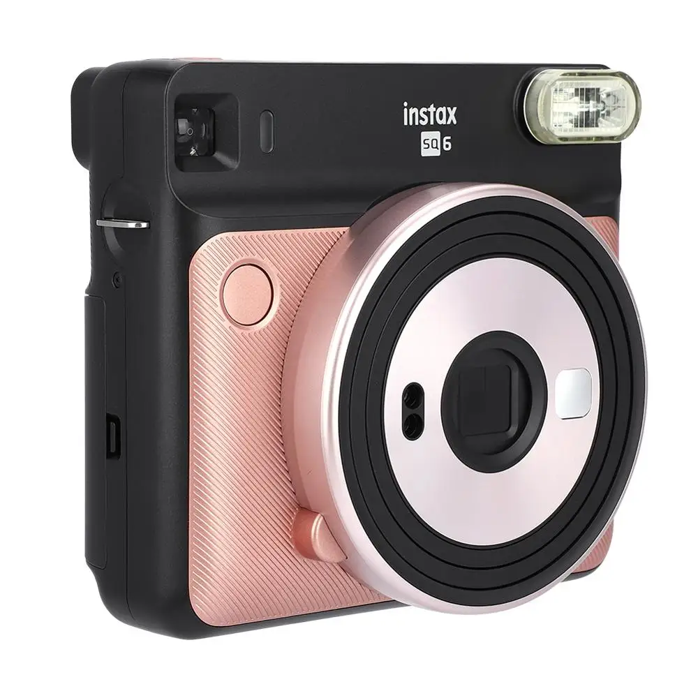 Фотокамера моментальной печати Fujifilm Instax SQ6, пленка для мгновенной съемки, ремешок для батареи, подарок на день рождения, Рождество