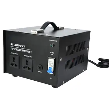 

3000W Voltage Converter Single Phase 110V to 220V Power Transformer -3000VA US Plug for Scientific Laboratories Indury