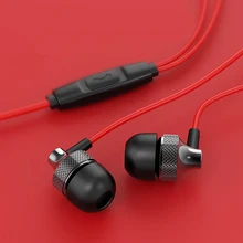 2019 new metal in-ear headset super bass headset with Microphone Stereo Earbuds for Mobile Phone Samsung Xiaomi fone de ouvido