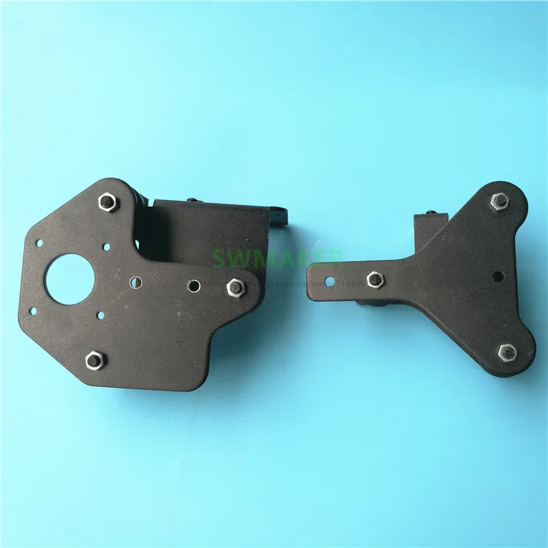 Деталь для 3D принтера Creality Ender CR-10 S4/S5 X axis motor mount bracket right/left X-axis передняя/задняя пластина для крепления двигателя с колесами