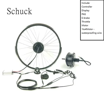 

Schuck E-Bike Kit Rear cassette Wheel Motor 36V350W Electric Bike Conversion Kit With Display KT LED900S
