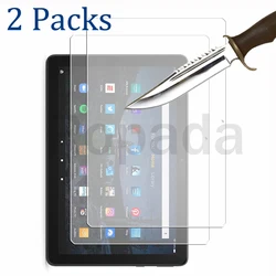 Premium Tempered Glass Screen Protector for Tablets - High-Definition Protective Film (HD 10 2019 2PCS)