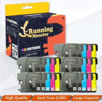 

25x Ink Cartridges Compatible for Brother LC1100 LC11 LC38 LC65 LC980 MFC-250C MFC-255CW MFC-290C MFC-295CN DCP-145C DCP-163C