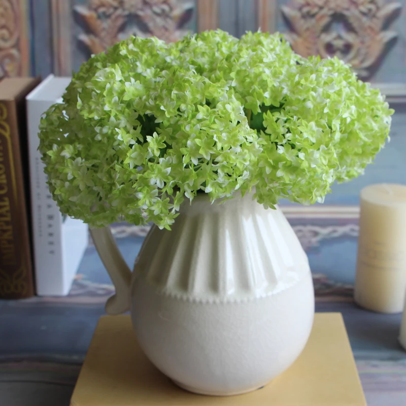 

Romantic Silk Flower Rose Branch Artificial Hydrangea Wedding Party Decor