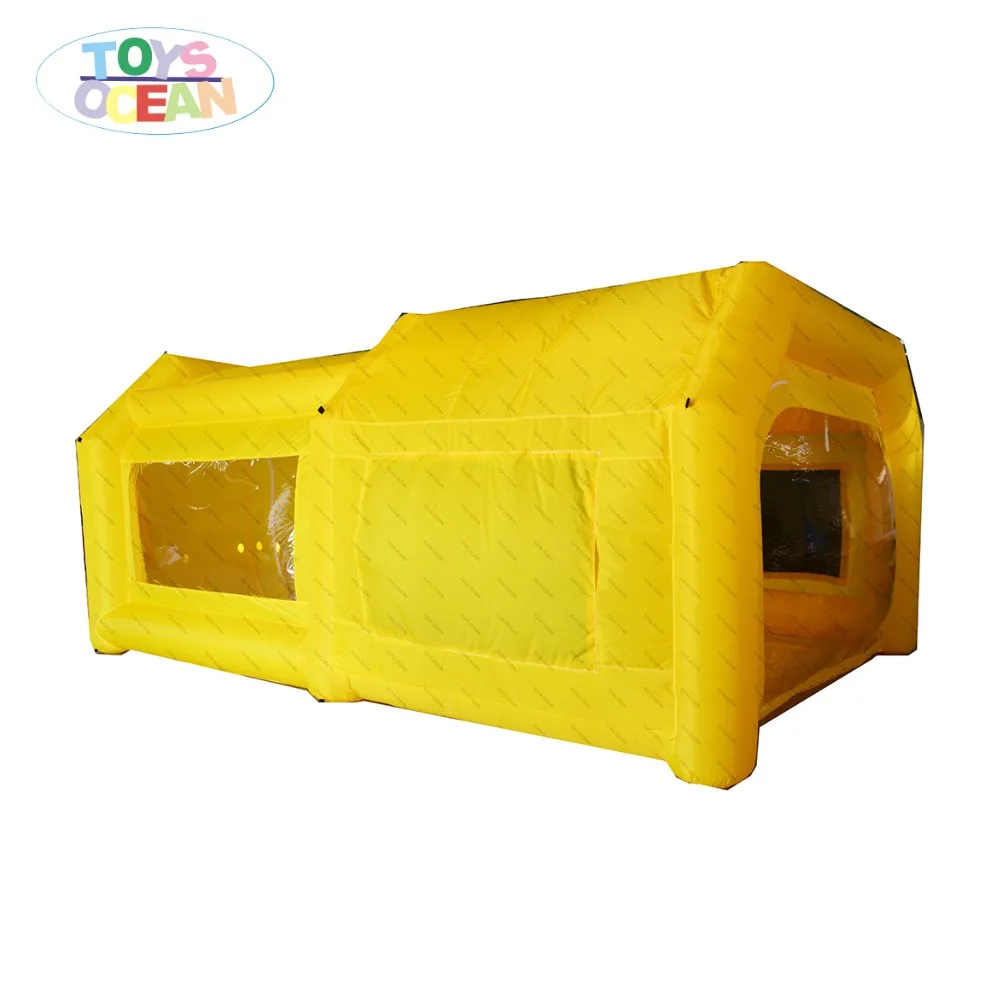 free shipment one room type Inflatable painting spray booth tent