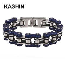 Браслет из нержавеющей стали 316L,, панк браслеты, велосипедная цепь 16 мм, браслет Largeu мото цепь, мужской подарок