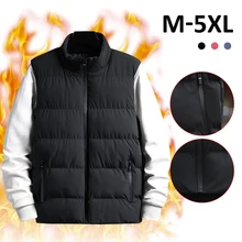 

Mens Vest Jacket Men New Autumn Warm Sleeveless Jackets Male Winter Casual Waistcoat Vest winter jackets for men DOWN VEST