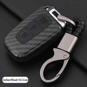 

Smart Case Carbon fiber For Hyundai IX35 Accent Genesis For Kia Sportage Forte Optima Soul Azera Sorento car key
