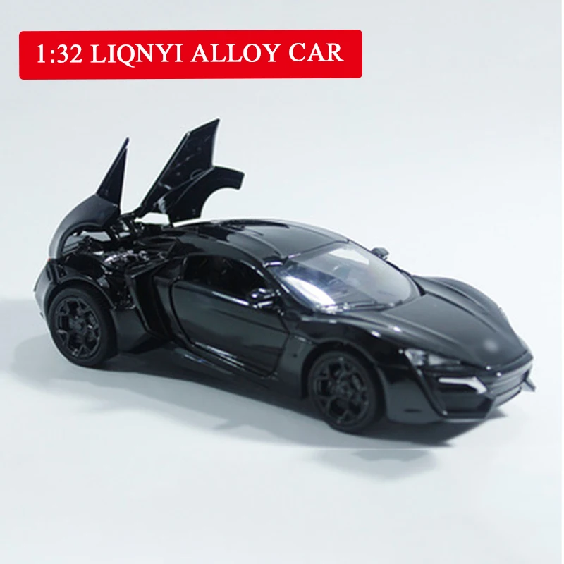 

1:32 Simulated Mini Pulll Back Door Car 32123 Model Alloy Sports Car Diecast Sound Light Super Racing Car for Children Boy Toys