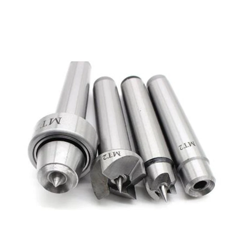 

4pcs Mt2 Center Drive Rotary Top Set For Woodworking Lathe Turning Tools high quality practical 40Cr ferramenta