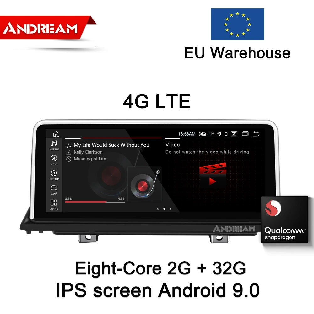 Sale 10.25" Eight-Core Android 9.0 4G +64G Car multimedia DVD interface for BMW X5 E70 X6 E71 GPS Navigation Support CCC CIC 1