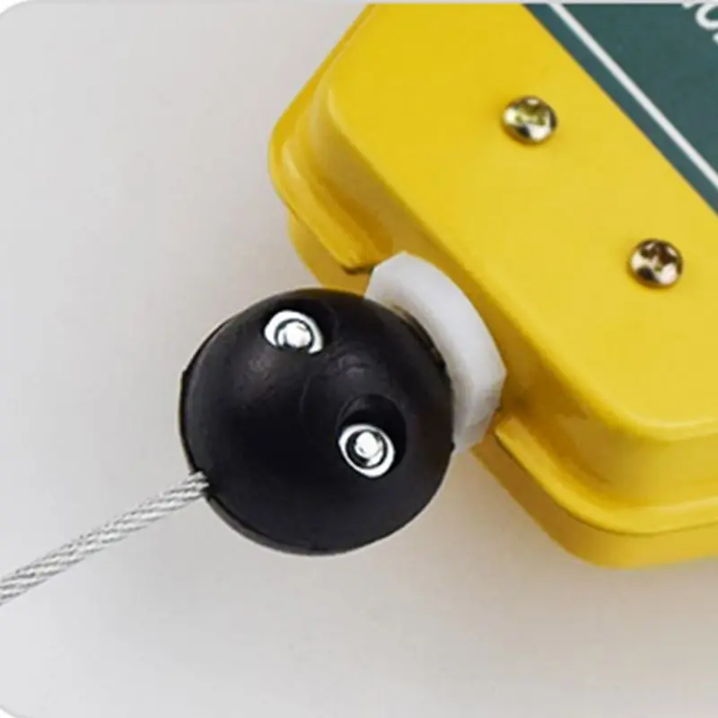 

Durable Retractable Spring Balancer Steel Wire Rope Measuring Tool Hook Holder