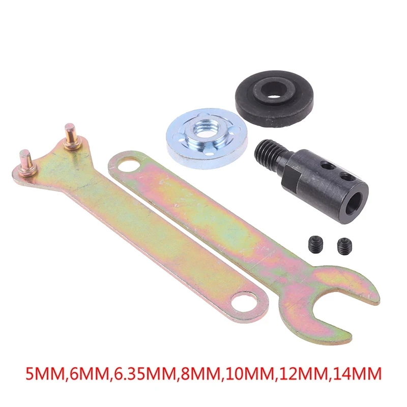 Saw Blade Adapter M10 5/8/10/12/14/16mm Drill Spindle Chuck Adapter Grinding Polishing Motor Shaft Connecting Rod Sleeve New!