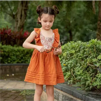

kids Backless dress 2020 summer kids dresses fashion elegant princess dress Children's clothes wholesale