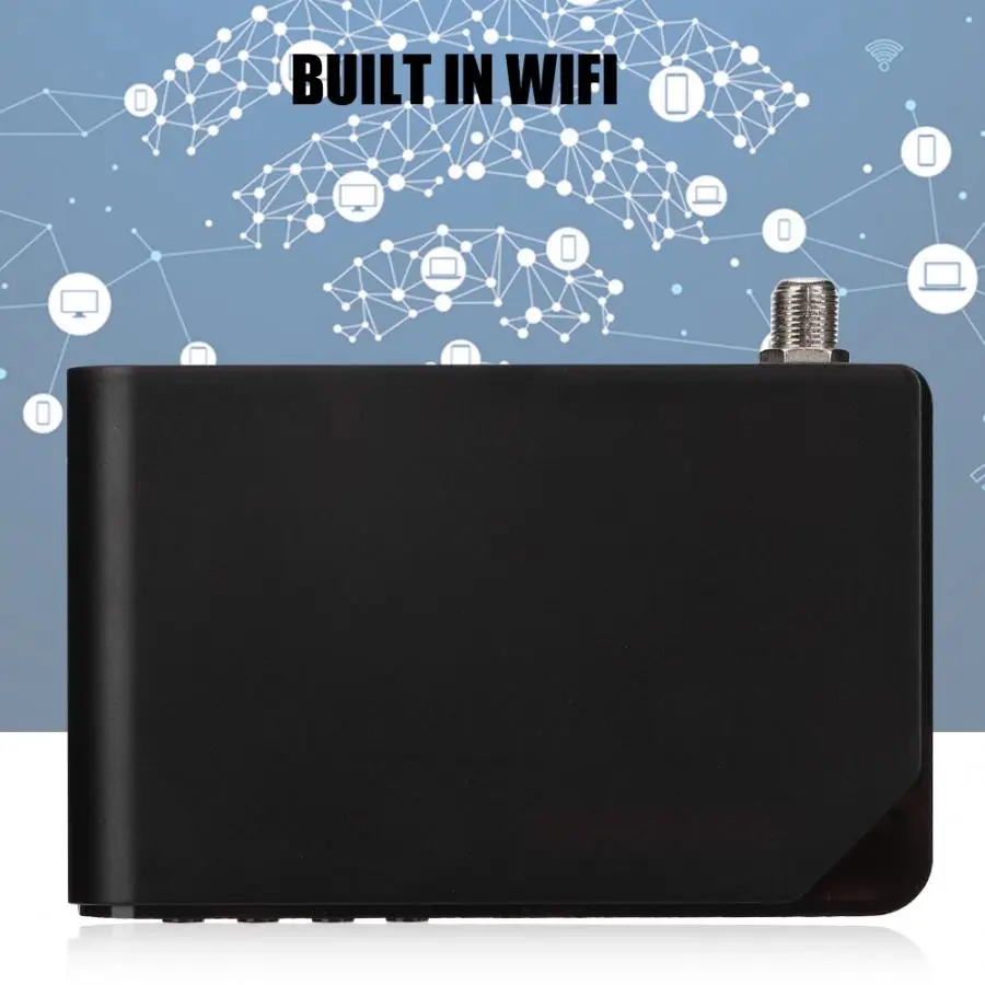 Интеллектуальный V8 HD DVB-S2 спутниковый цифровой ТВ приемник декодер 1080P телеприставка встроенный WiFi ТВ приемник декодер