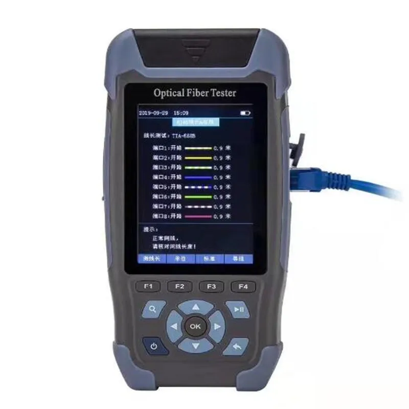S710 mini pro OTDR рефлектометр 9 функций в 1 устройство OPM OLS VFL карта событий RJ45 Ethernet