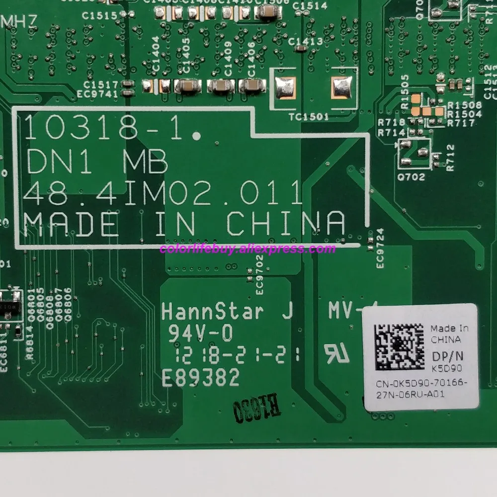 Genuine CN-0K5D90 0K5D90 K5D90 10318-1 48.4IM02.011 w I5-2450M CPU Laptop Motherboard for Dell Inspiron N311Z Notebook PC Genuine CN-0K5D90 0K5D90 K5D90 10318-1 48.4IM02.011 w I5-2450M CPU Laptop Motherboard for Dell Inspiron N311Z Notebook PC