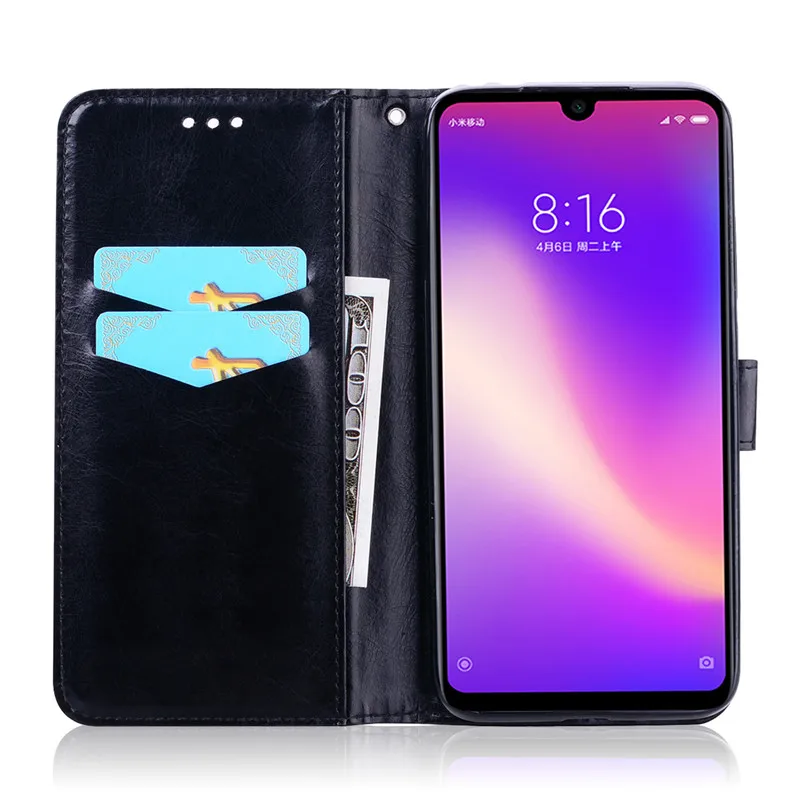 Чехол-книжка для Xiaomi Redmi 7, кожаный чехол-бумажник для Xiaomi Redmi 7, роскошный чехол-книжка для Redmi 7, чехол-бампер