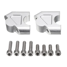 Mayitr, 1 пара, серебристый, 32 мм, CNC, обрабатывающий руль, стояки, адаптер, зажим с болтами для BMW R1200GS LC ADV