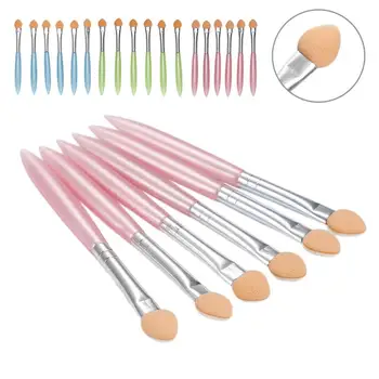 

10 Pcs/lot Makeup Brushes Set Professional Double-Head Sponge Eye Shadow Blending Eyeliner Eyelash Eyebrow Brush For Makeup Tool