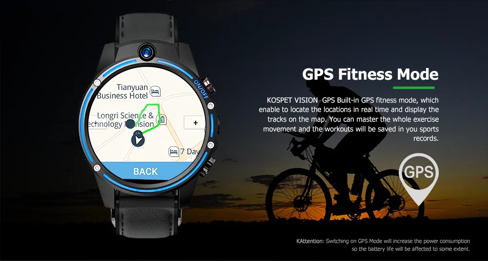 Kospet VIsion Смарт часы Android телефон 3 ГБ 32 ГБ Двойная камера Спортивные gps Smartwatch человек для apple IPhone HUAWEI часы GT pro